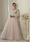 Свадебное платье Свадебное платье королевских размеров с кружевом