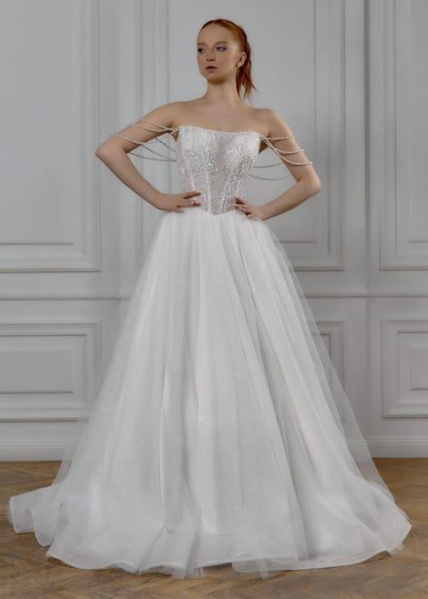 свадебное платье, которое превратит вас в настоящую звезду торжества! Его легкость, нежность и оригинальный дизайн сделают ваш образ незабываемым!